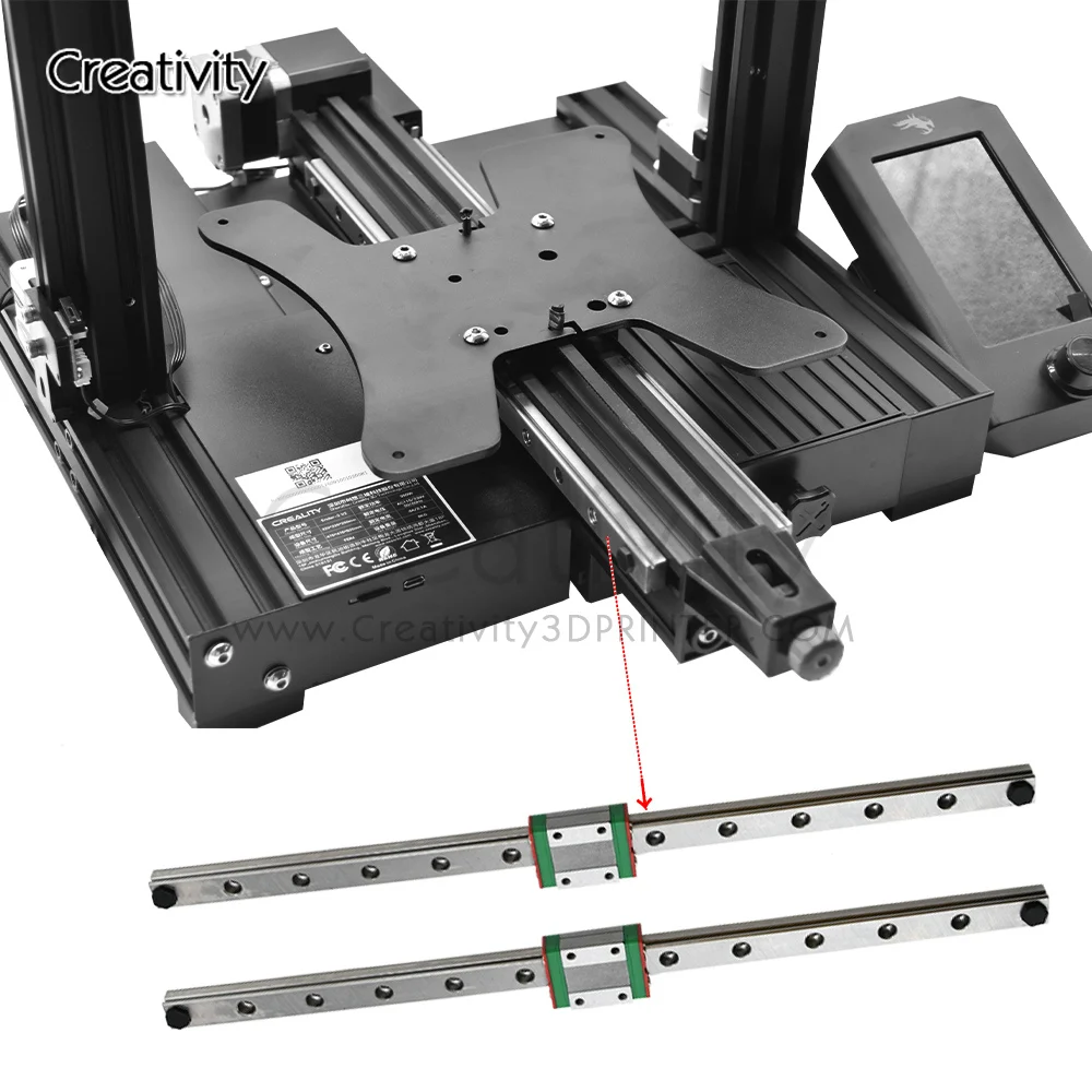 Ender3 V2 Y Axis/ X Axis Upgra - đánh giá và giá Linear Rail Mgn12H Set