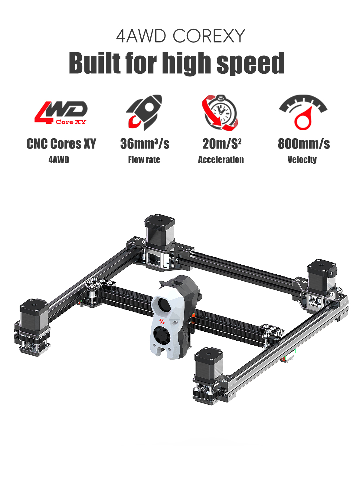 SIBOOR Voron Trident [June] 3D - đánh giá và giá Voron Trident Full Kit