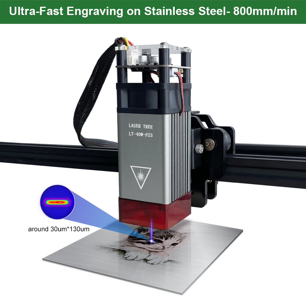 LASER TREE Laser Module 5W 10W - đánh giá và giá 20W Laser Engraver Module Upgrade