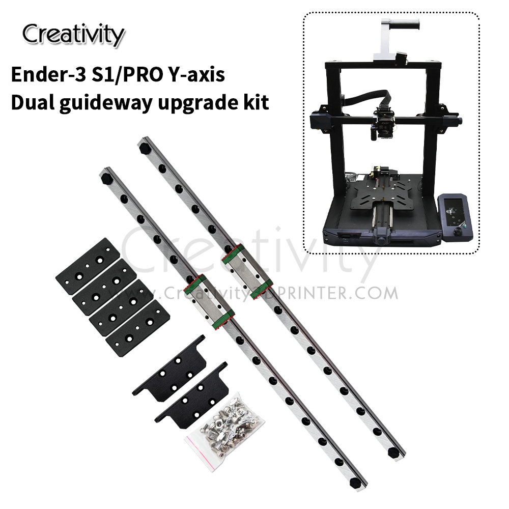 Ender 3 S1 Dual Y-axis Upgrade - đánh giá và giá Linear Rail Mgn12H Set