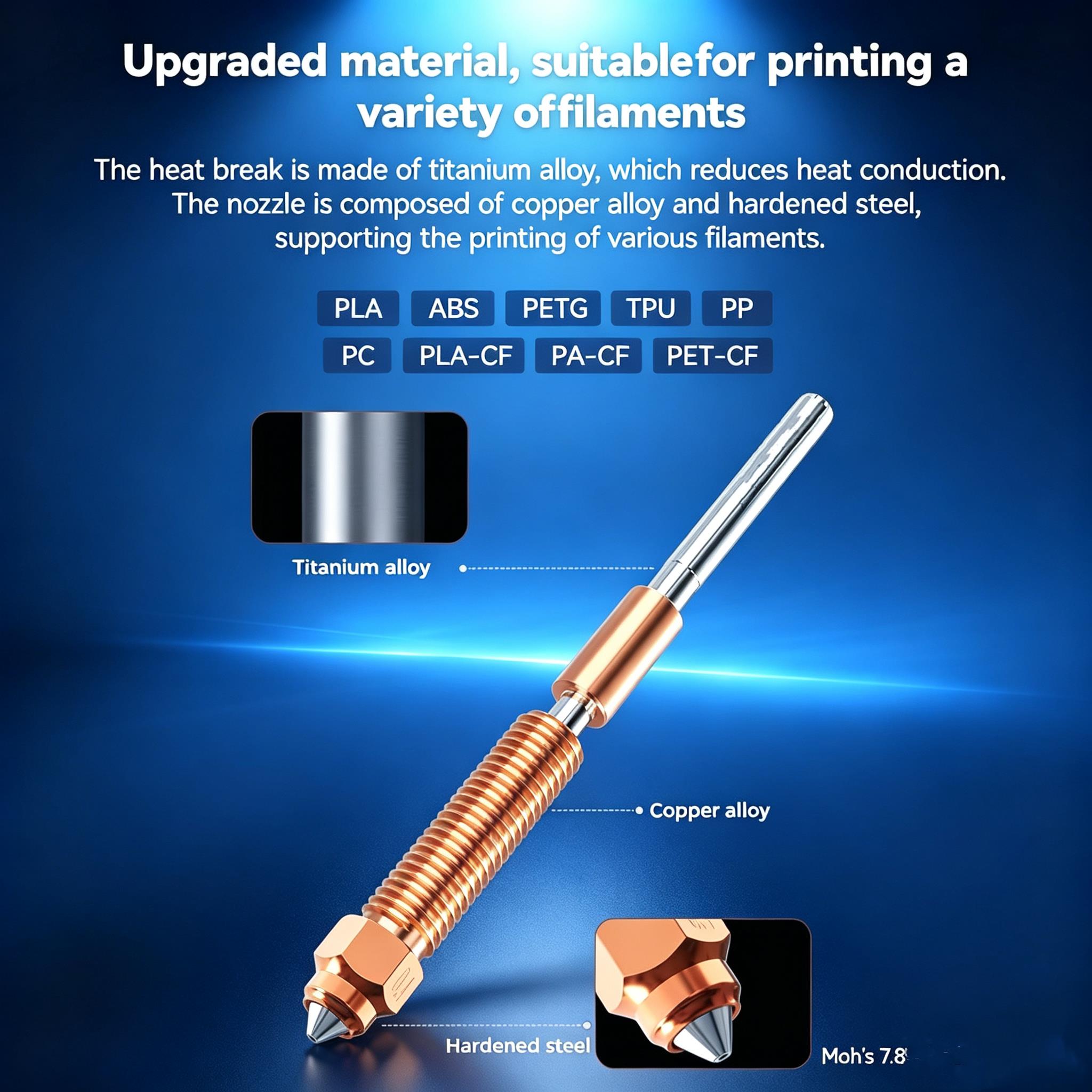 New Hotend For Creality K1C K1 - đánh giá và giá High Flow Ceramic Hotend