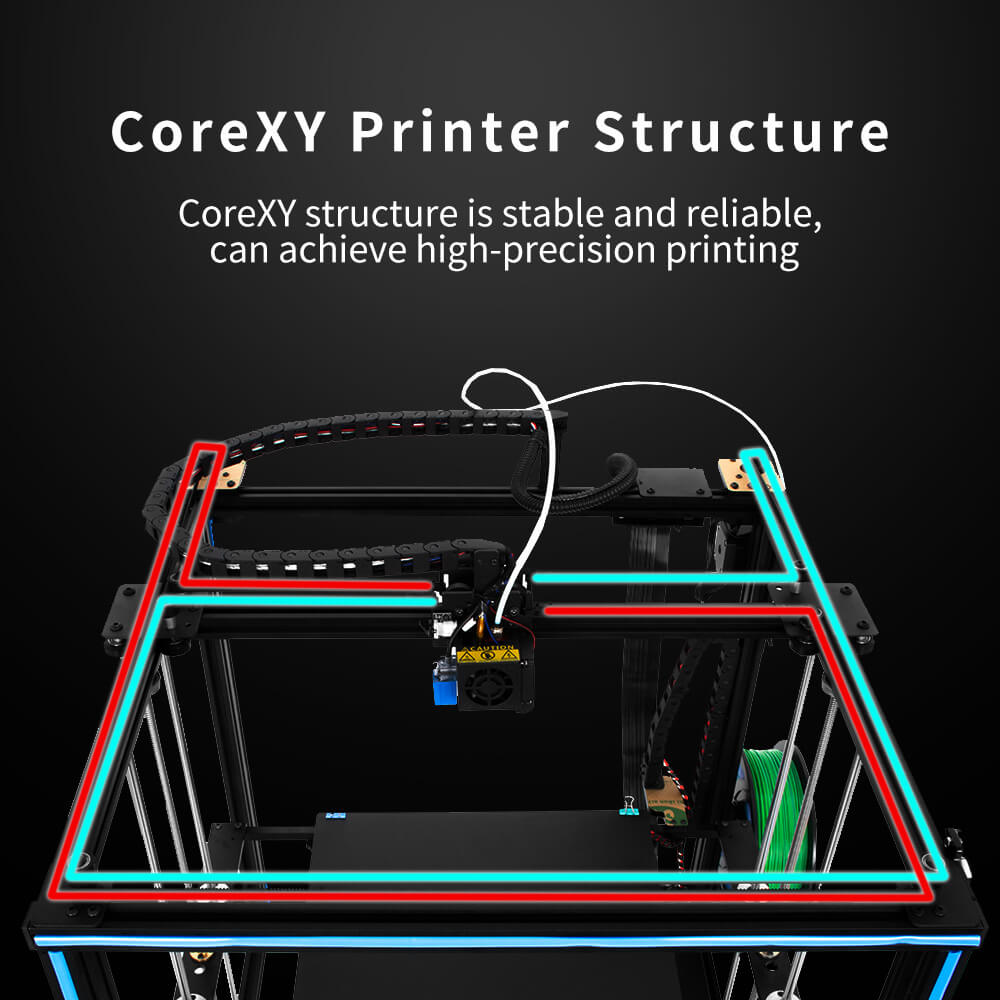Tronxy X5SA Impressora 3D Prin - đánh giá và giá Corexy 3D Printer Kit