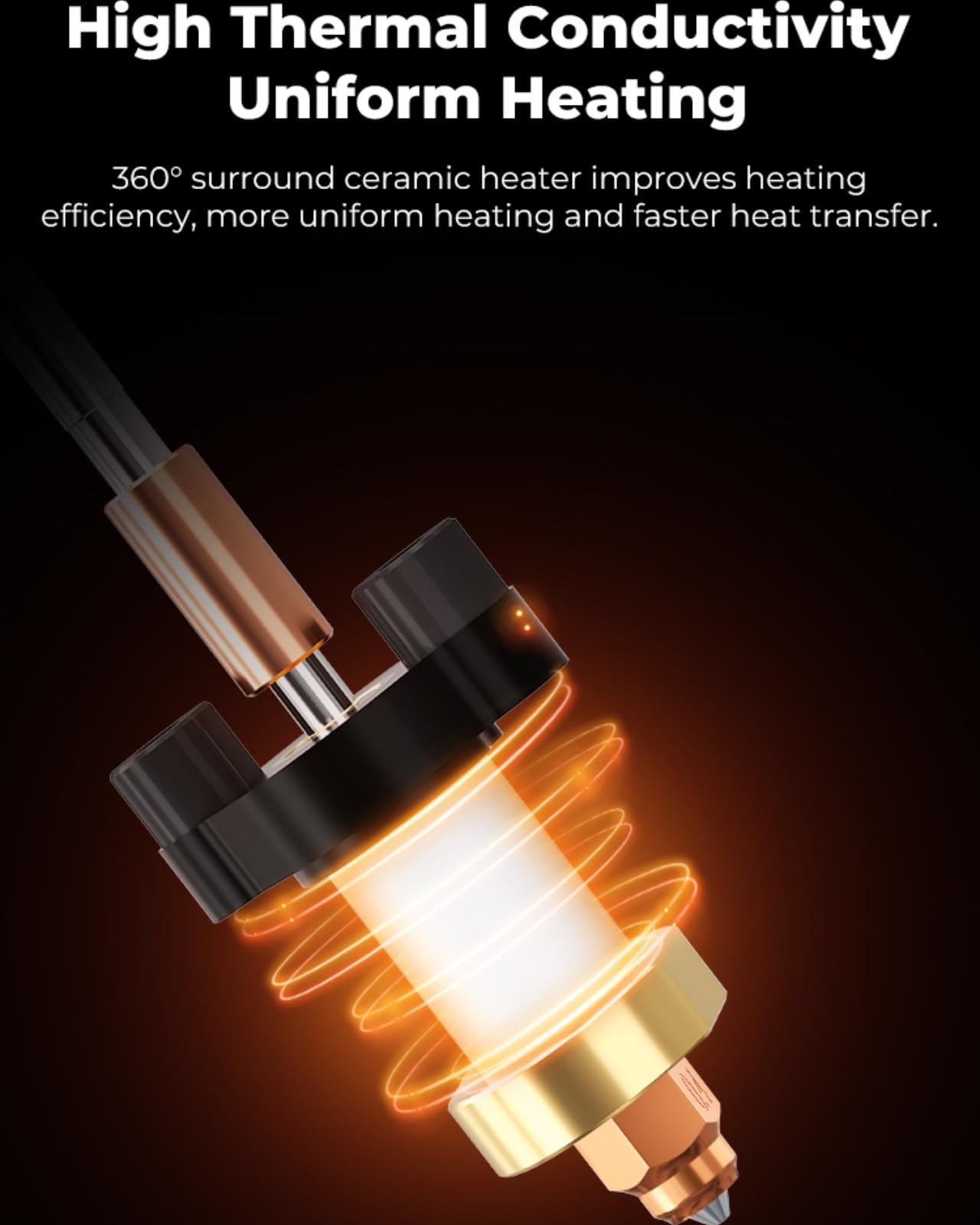 Creality Official K1C Ceramic  - đánh giá và giá High Flow Ceramic Hotend