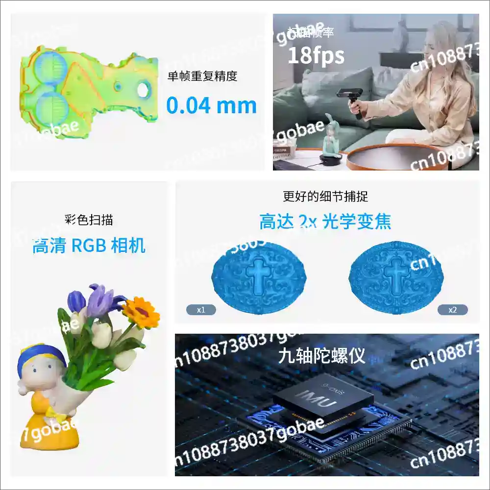 High-precision handheld full-c - đánh giá và giá Handheld 3D Scanner High Precision