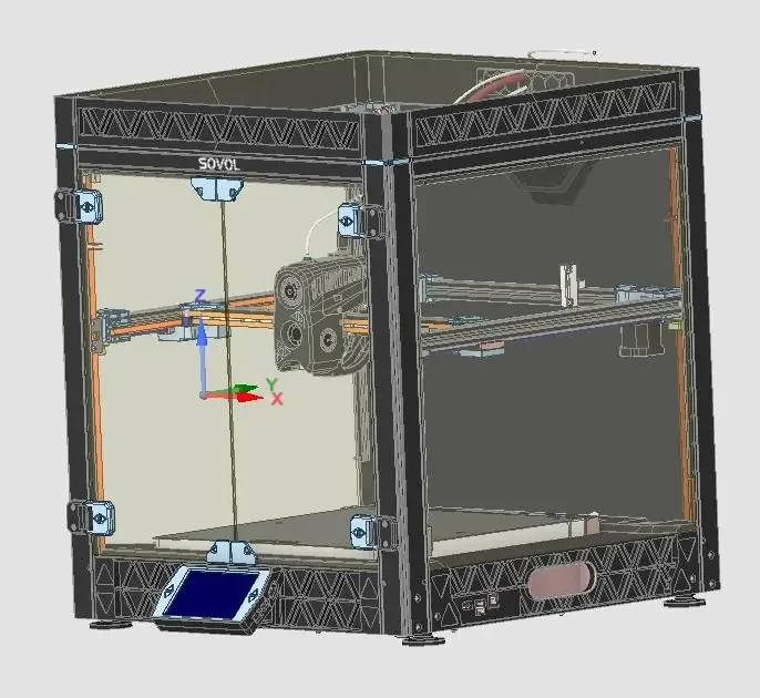 Sovol SV08 Full PC Enclosure K - đánh giá và giá Corexy 3D Printer Kit