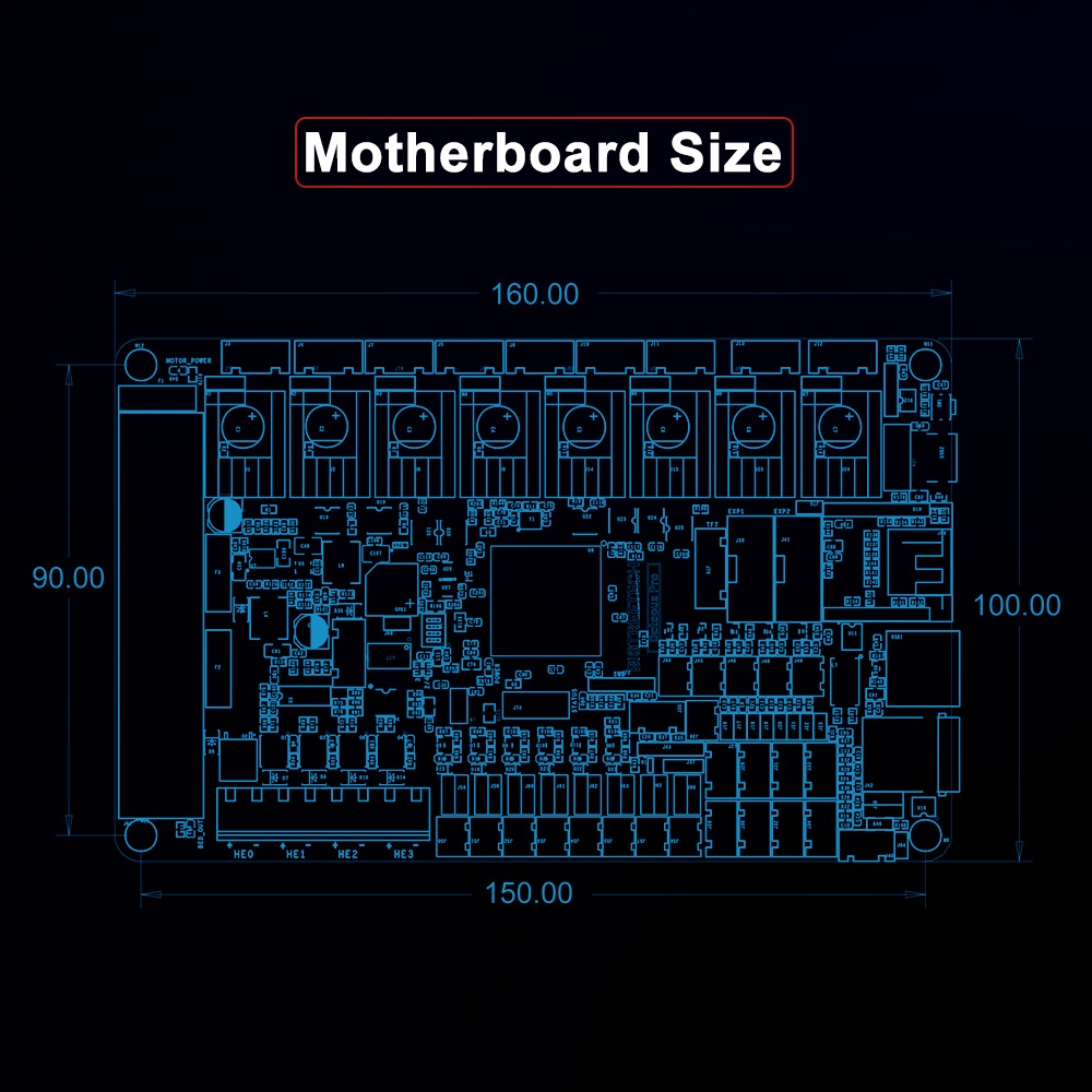 BIGTREETECH Bạch Tuộc Pro V1.0 - đánh giá và giá Octopus Pro V1.1 Motherboard