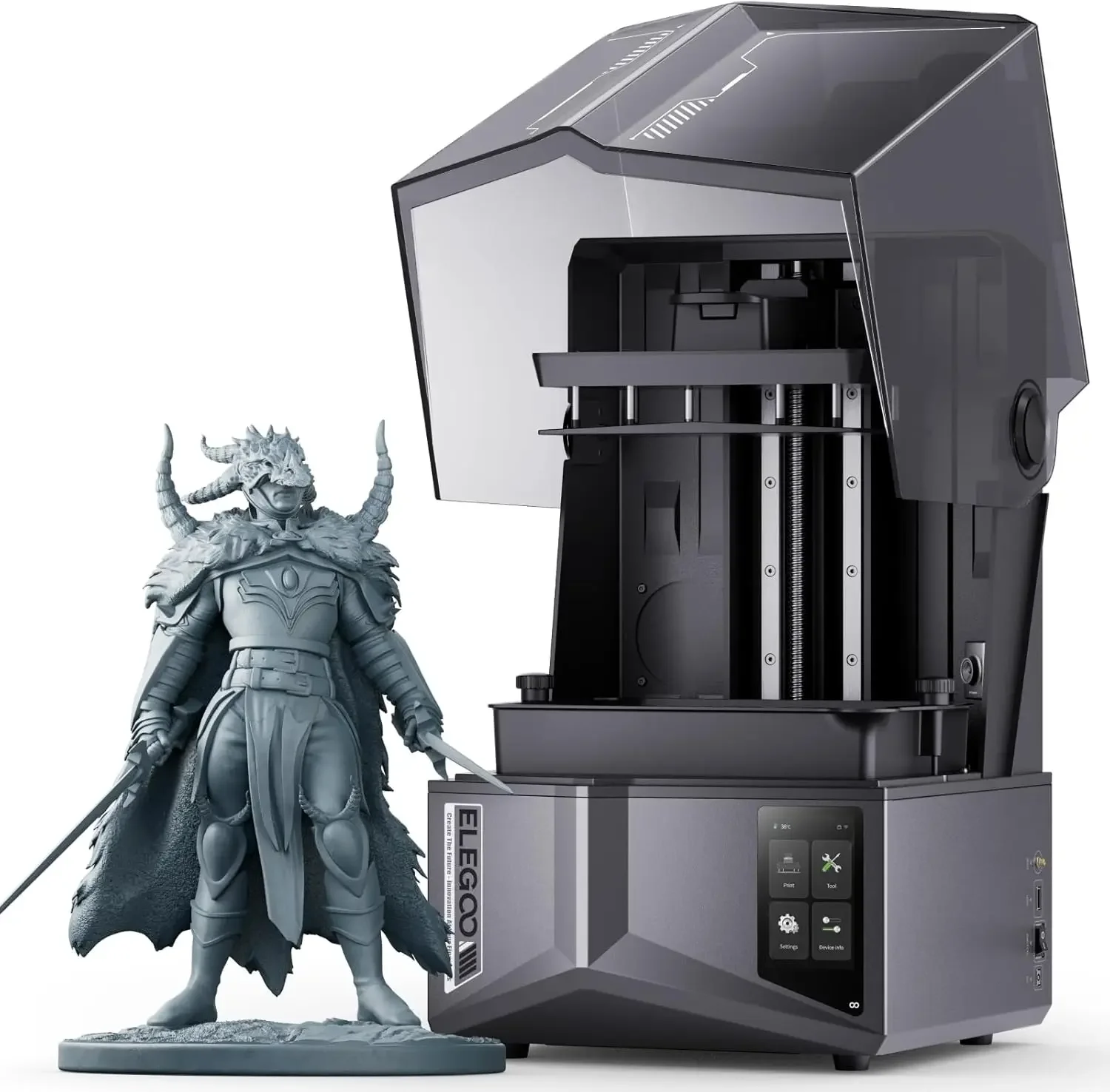 Saturn 4 Ultra 12K Resin 3D Pr - đánh giá và giá 12K Monochrome Lcd Resin 3D Printer